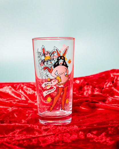 Bobby & Bambi Highball Drinking Glass
